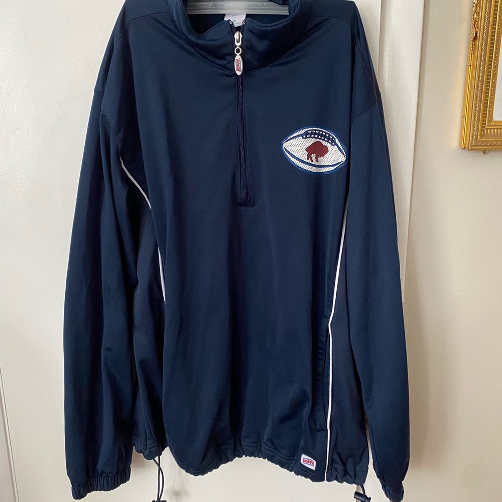 SOFFEE Buffalo Bills 3/4 zip up pull over